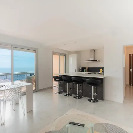 Wonderful View - 2br Fabron - Parking Apartment Nizza
